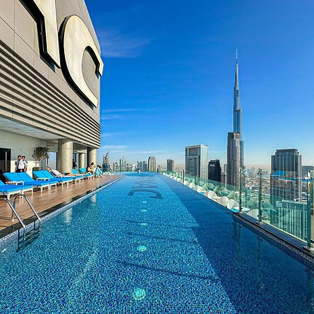 Full Burj Khalifa View Lux 2Bedroom With Rooftop Pool Central Location In Paramount Hotel Midtown Dubai Exterior photo