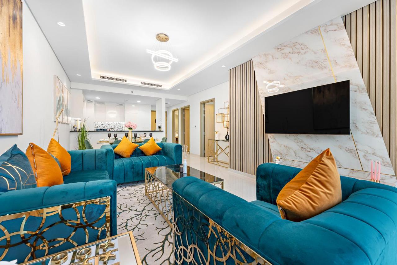 Full Burj Khalifa View Lux 2Bedroom With Rooftop Pool Central Location In Paramount Hotel Midtown Dubai Exterior photo