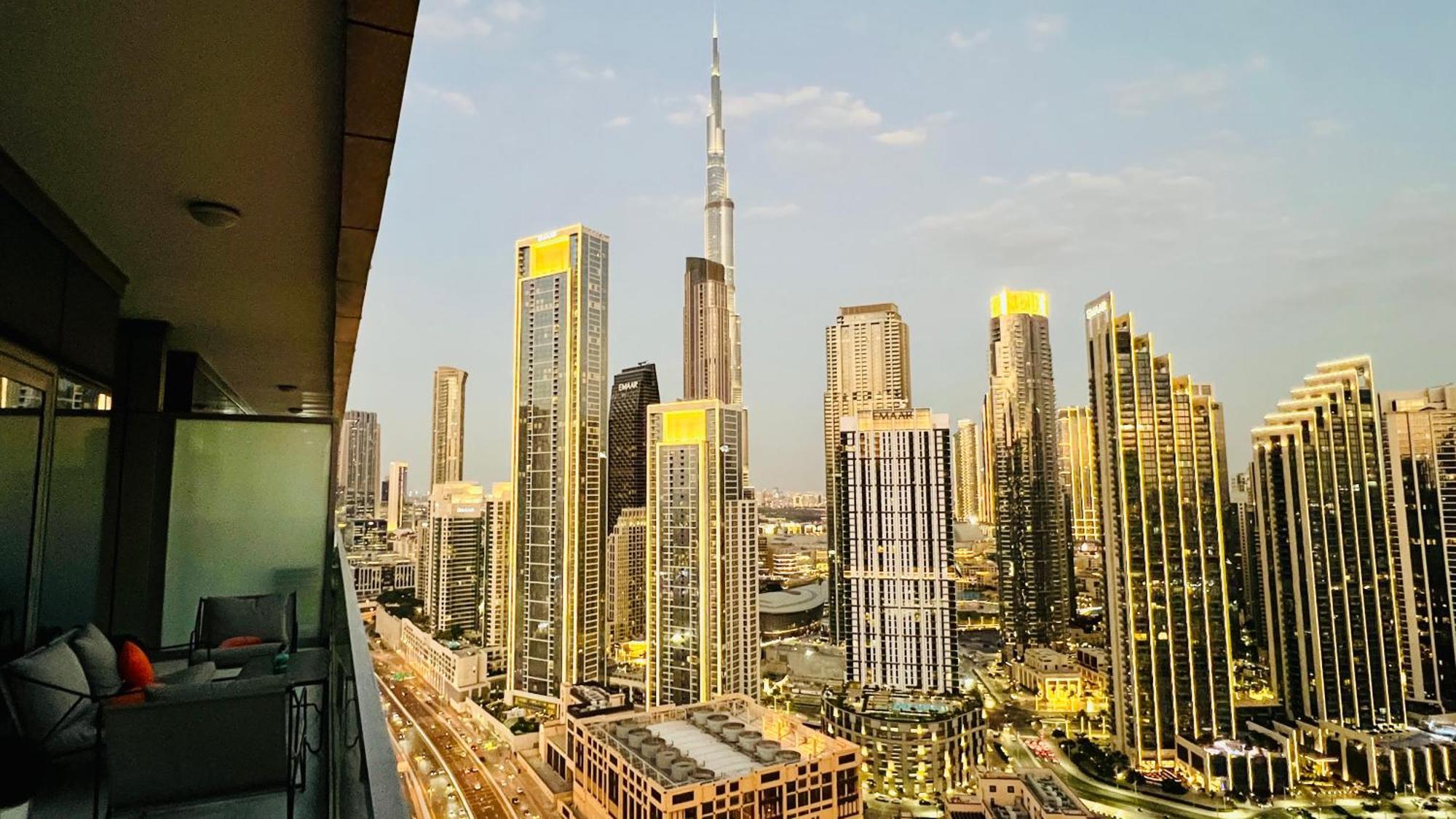 Full Burj Khalifa View Lux 2Bedroom With Rooftop Pool Central Location In Paramount Hotel Midtown Dubai Exterior photo
