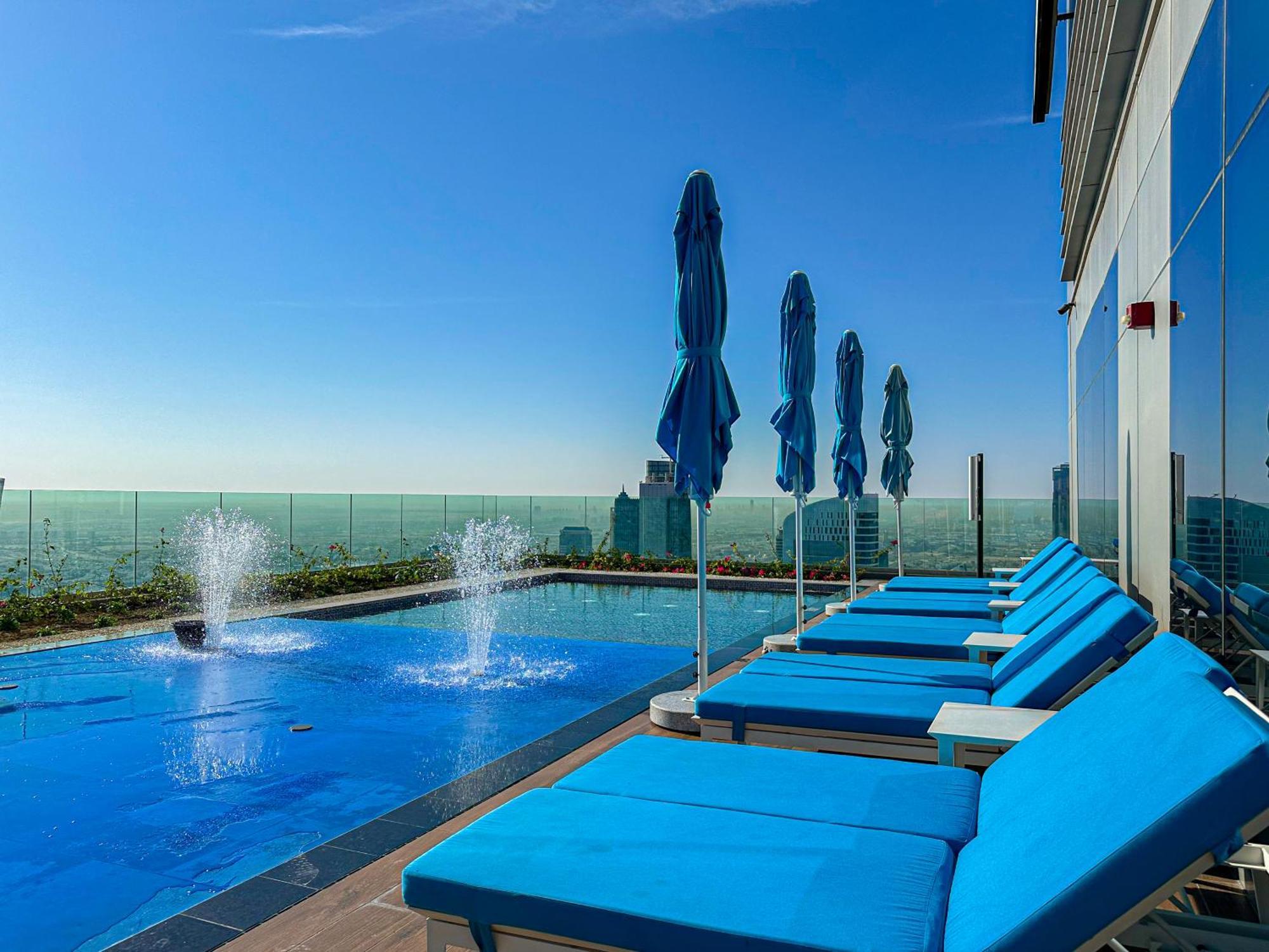 Full Burj Khalifa View Lux 2Bedroom With Rooftop Pool Central Location In Paramount Hotel Midtown Dubai Exterior photo